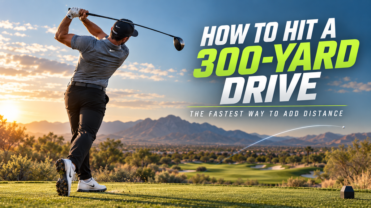 How to Hit a 300-Yard Drive: The Fastest Way to Add Distance