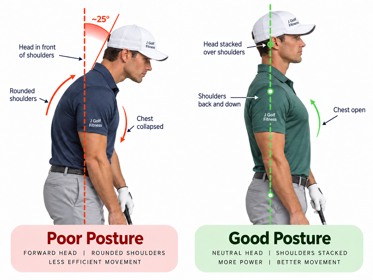 Golf Posture: 3 Exercises to Improve Your Position in the Golf Swing